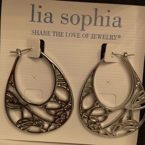 Lia Sophia Scribble Earrings brand new